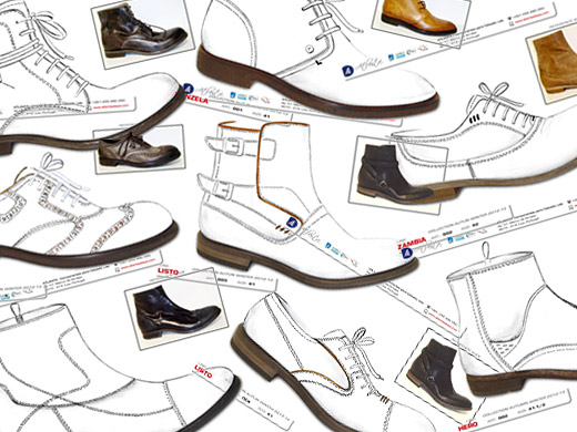 shoe design sketches