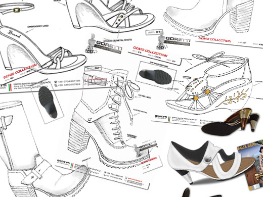 shoe design sketches