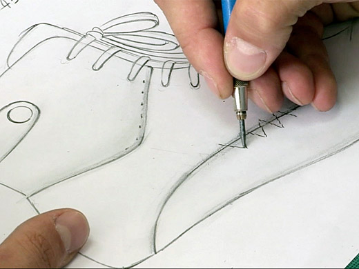 shoe design sketches